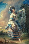 Thomas Gainsborough Portrait of Giovanna Baccelli oil painting reproduction